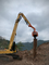 15M Concrete Pile Excavator Driving Boom For CAT349 ZX470 Volvo460
